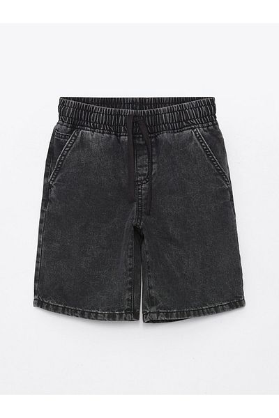 LC Waikiki Comfortable Fit Elastic Waist Boy's Jean Shorts