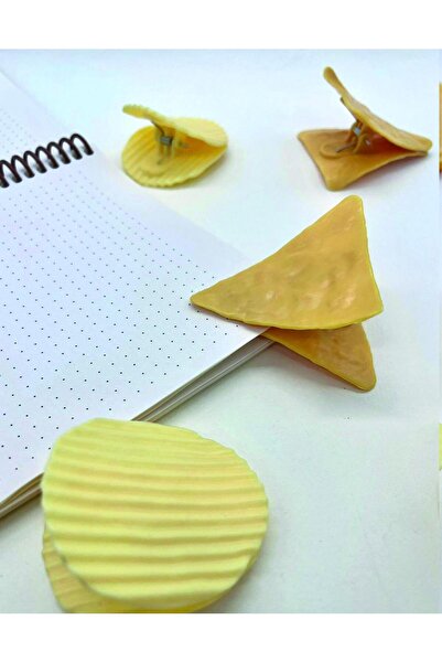 Kağıt Gemi Dükkan Üçgen Cips Ataş - Klips