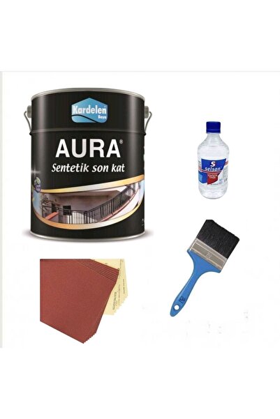 kardelen boya Kardelen Sentetik 3 Kg Gri Yağlı(AHŞAP-DEMİR-METAL) Boya Seti