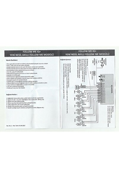 iq elektronik Follow Me Home 4 Çıkış Far Ve Sis Modülü Iq Elektronik