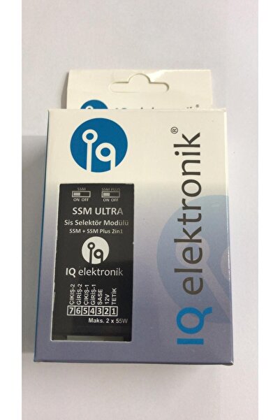 iq elektronik Ssm Ultra Uyumlu Sis Sellektör Modül (ssm + Ssm Plus ) 2 In 1