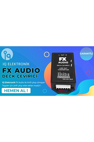 iq elektronik Deck Çevirici Iq Elektronik Amfi Dönüştürücü
