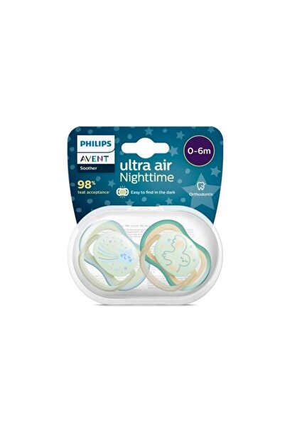 Philips Avent Ultra Airgece Pacifier 0-6 Months 2Li Male*6