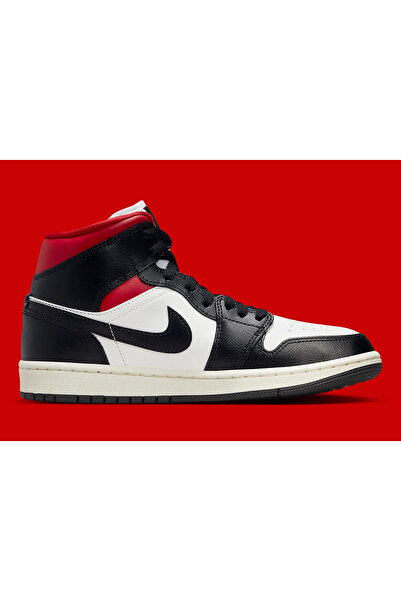 Nike Erkek Air Jordan 1 Mid Gym Red Panda