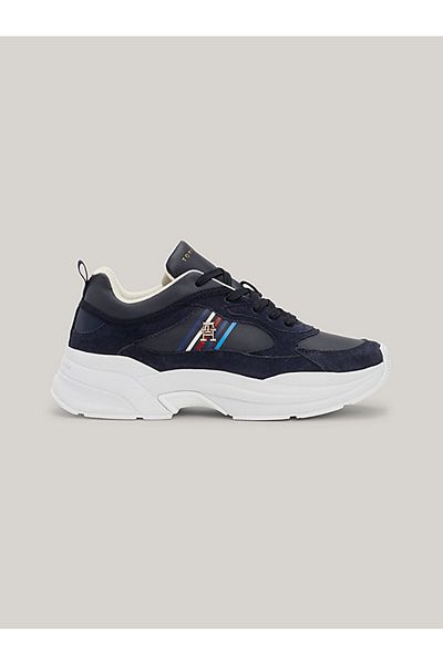 Tommy Hilfiger Global Striped Chunky Suede Trainer