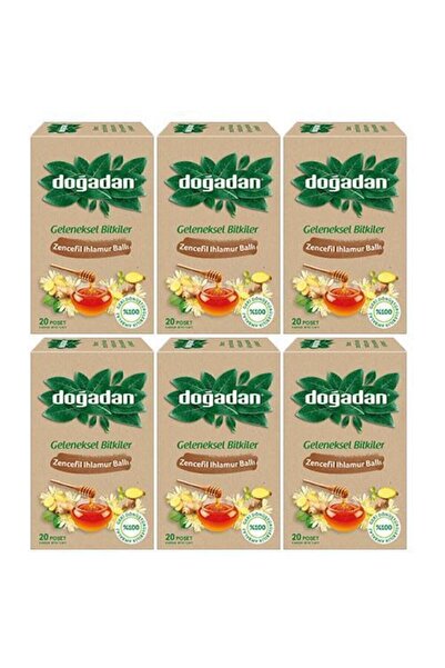 Doğadan BHR TEM-Doğadan Zencefil Ihlamur Ballı Çay X 6 Adet