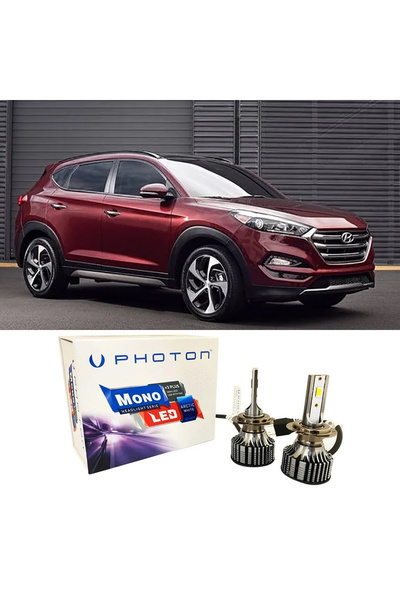 Photon Hyundai Tucson Led Xenon Viraj Aydınlatma Far Ampulü H7 Mono Yeni Seri...