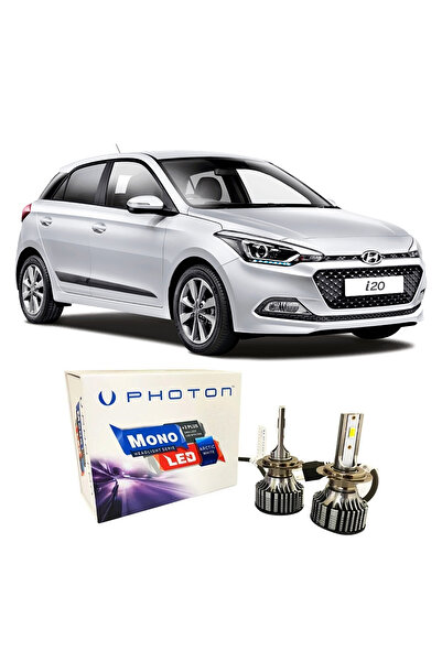Photon Hyundai i20 Led Xenon Sis Far Ampulü H8 Mono Yeni Seri Beyaz 2014+Uyumlu