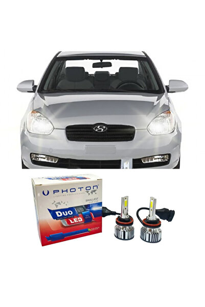 Photon Hyundai Accent Era Led Xenon Uzun Kısa Far Ampulü H4 Duo Yeni Seri Beyaz