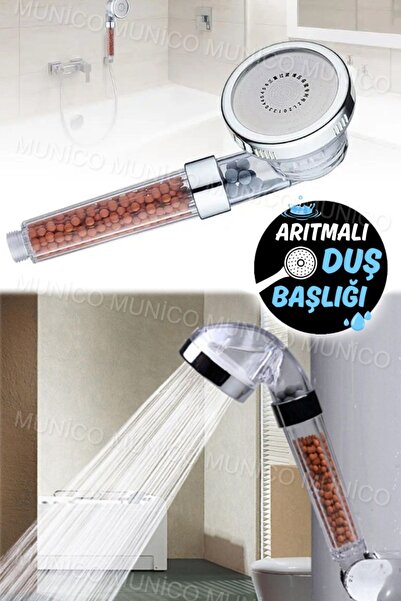 Munico İyonik Filtreli Basınçlı SPA Başlığı Negatif Teknolojisi Sağlıklı ve S...