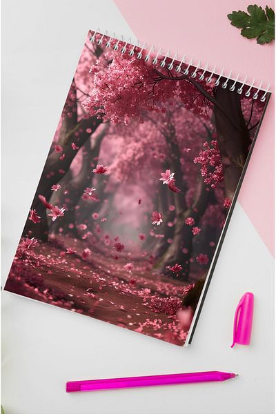 kutuTR 80 ورقة مسار أحمر مخطط - غطاء خشبي MDF Vip Memo Pad 70gr/m2 Ç-OB18