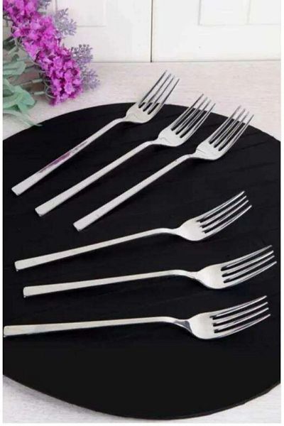 behila Stainless Steel - 6 Pieces Sweet Fork Set