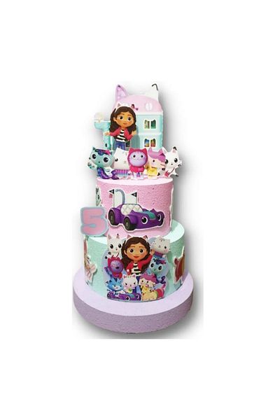 bizdenpastacılık Gabby's Dream House Model Cake