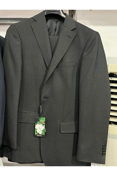 SÜVARİ Mat Fume Plain Suit Set