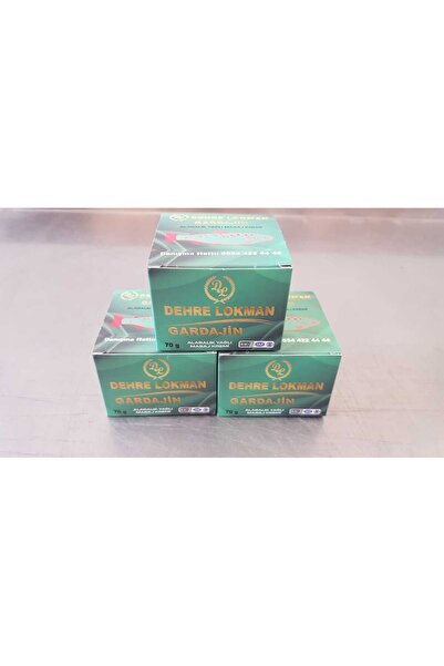 DEHRE كريم جاردجين لوكس - كريم تدليك بزيت سمك السلمون المرقط، 70 جم (3 قطع)