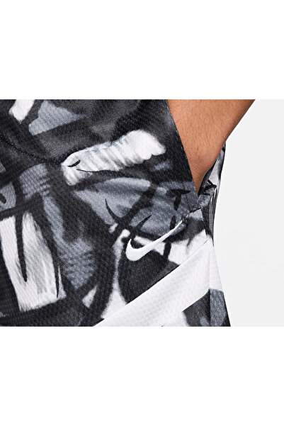 Nike Γκρι ανδρικό σορτς μπάσκετ - M Nk Df Icon 6In Short Aop Ssn FN2944-065