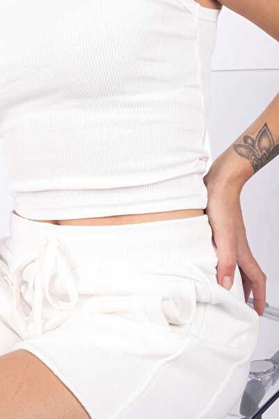 Coredra Екрю Жіночі бавовняні шорти