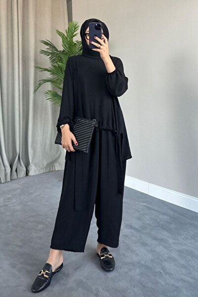Rimel Moda Shalwar Trousers Set Black
