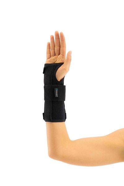 Ortholand Static Hand Wrist Splinti with Right Back Support - Neoprene Fabric Without Size