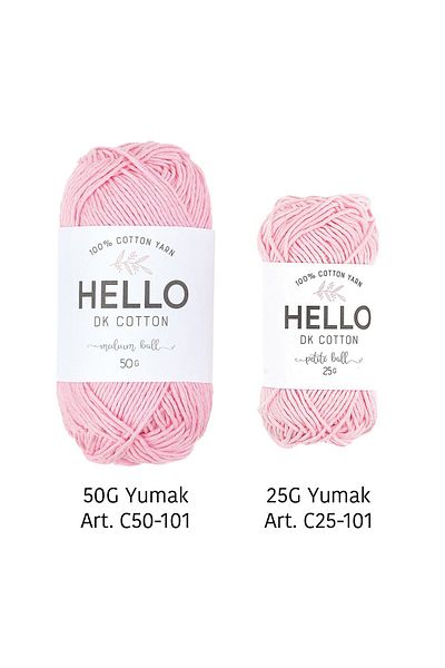 Tuva Yayıncılık Hello DK 100% Almota Yarn - 50 GR