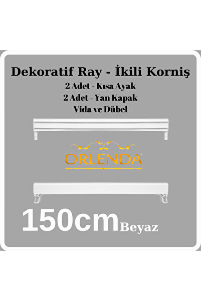 Orlenda Διακοσμητικό κάλυμμα - Διπλό κάλυμμα - Κάλυμμα αλουμινίου δύο καναλιών