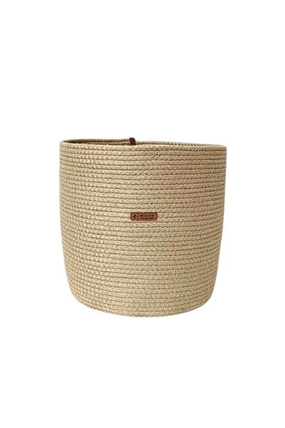 HAKİCİ Dekoratif Çok Amaçlı Jüt Hasır Örgü Sepet Saksı