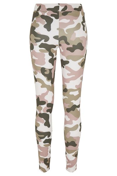 Urban Classics Damen Ladies Camo Tech Mesh Leggings