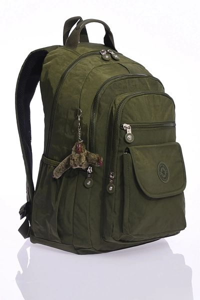 YARENKİDS Geantă de școală verde clinker - Rucsac cu mai multe compartimente pentru laptop pentru zi cu zi, excursii, sport și călătorii