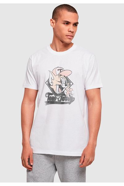 ABSOLUTE CULT Herren Tom und Jerry - Baseball Caps T-Shirt