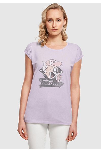 ABSOLUTE CULT Damen Ladies Tom und Jerry - Baseball Caps T-Shirt