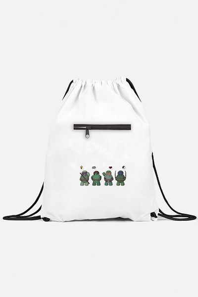 herotasarım Αθλητικό σακίδιο πλάτης Ninja Turtle - BLL4459