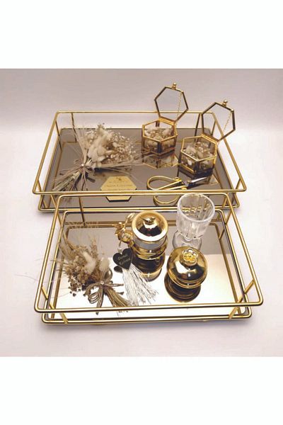 naciden Promise Tray, Engagement Tray, Groom's Coffee Fence Model Set