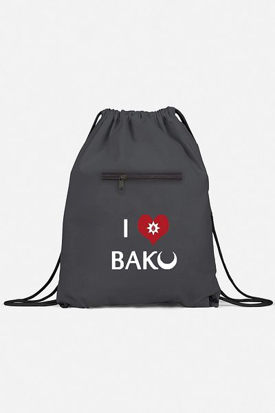 herotasarım Αθλητικό σακίδιο πλάτης Baku - i Love Baku bll4597