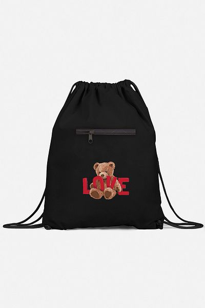 herotasarım Αθλητικό σακίδιο πλάτης Teddy Bear Love - BLL4488