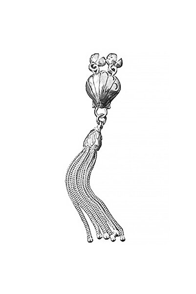 Anatoliana Gümüş Tespih Tepeliği Püskül Ve Imame 85 Mm 9,7 gram No. 6775