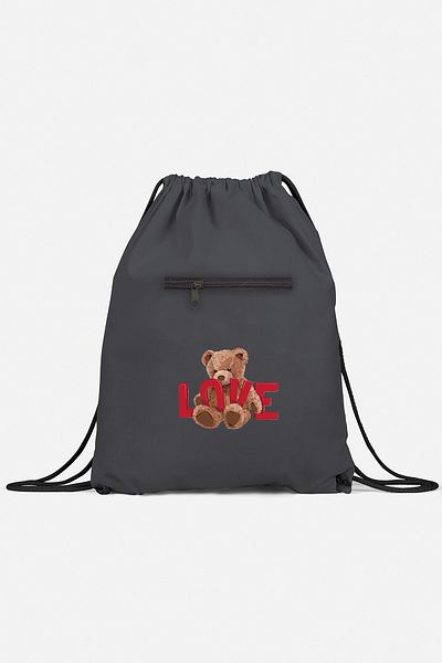herotasarım Αθλητικό σακίδιο πλάτης Teddy Bear Love - BLL4488