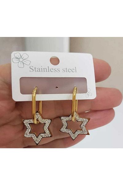 G Sport POLO Star Steel Earrings - Comfortable Cut