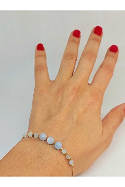 Yasamtohumu Браслет з малюнком аквамаринового каменю - 52080