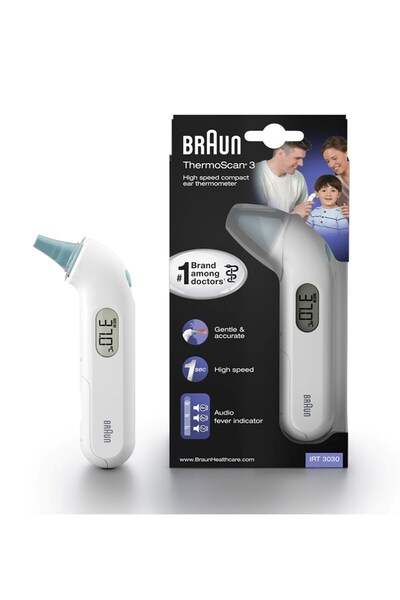 Braun Irt 3030 Beyaz Kulaktan Ateş Ölçer