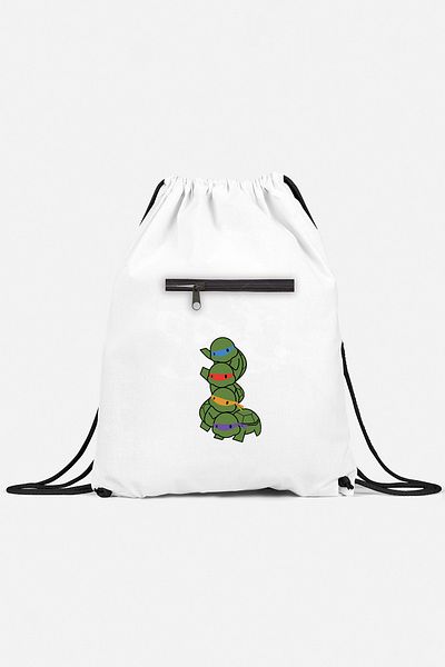 herotasarım Αθλητικό σακίδιο πλάτης Ninja Bll4460 Model - Turtles