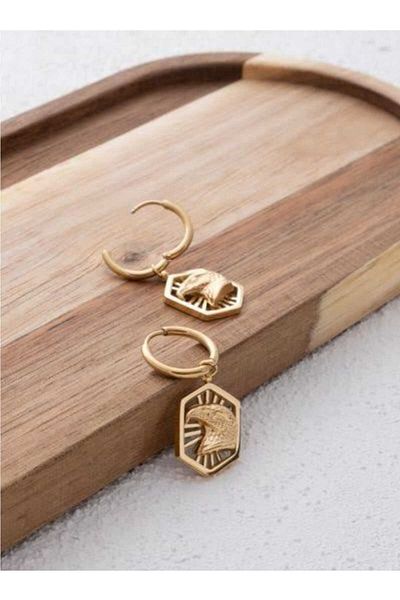 G Sport POLO Steel Earrings - Eagle Model Cut