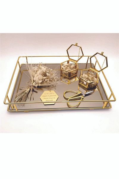 naciden Promise Tray, Engagement Tray, Groom's Coffee Fence Model Set