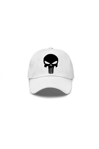 LEIVOR Punisher Printed Hat - Snap Fastener