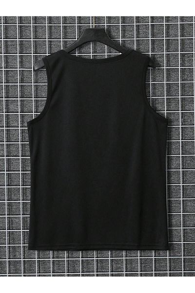 LEIVOR Men's Cotton Tank Top - Anchor Printed