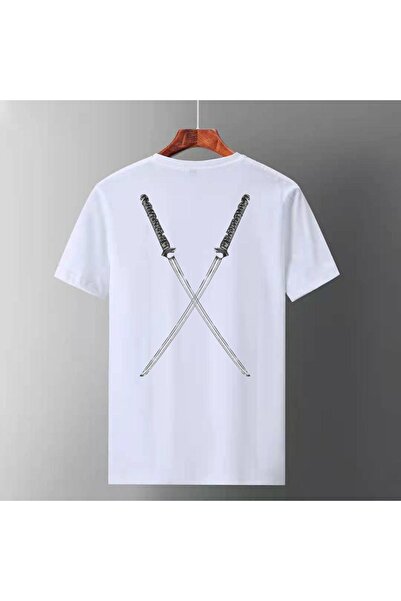 l'eivor تي شيرت كاتانا بوشيدو مطبوع للجنسين