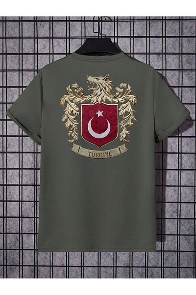 LEIVOR Μπλουζάκι Unisex Σύμβολο Τουρκίας Bozkurt - ΠΙΣΩ Τυπωμένο