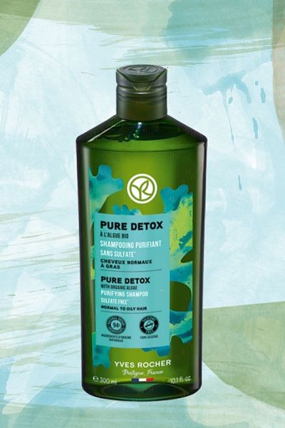 Yves Rocher PURE DETOX - Purifying Shampoo for Oily Hair - 300 ml