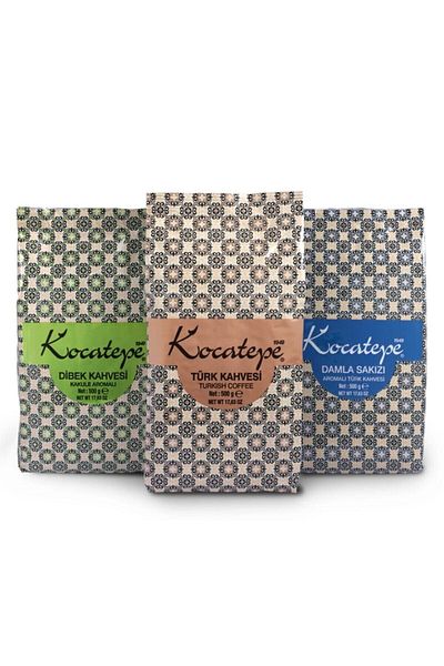 KOCATEPE KAHVE Coffee Sever 500 gr Foil Set