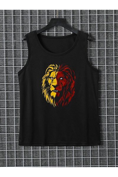 LEIVOR Men's Athlete - Yellow Red Lion Printed, Cotton