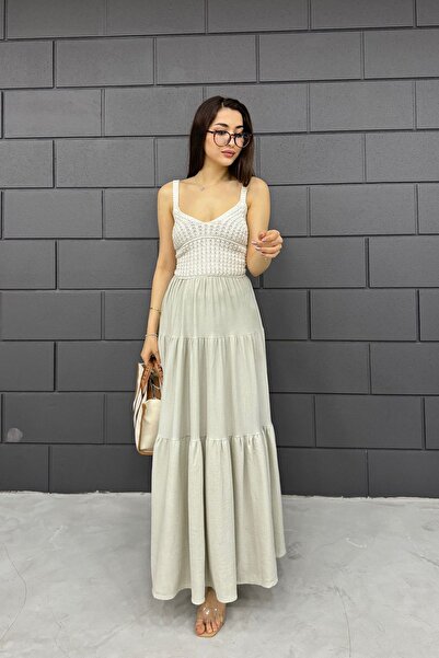 Cistern İstanbul Дамска лятна рокля в ментов цвят